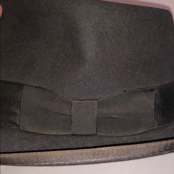 Mallory 1950s Brown Beaver Fedora (7-1/8) - Picture 12 of 12